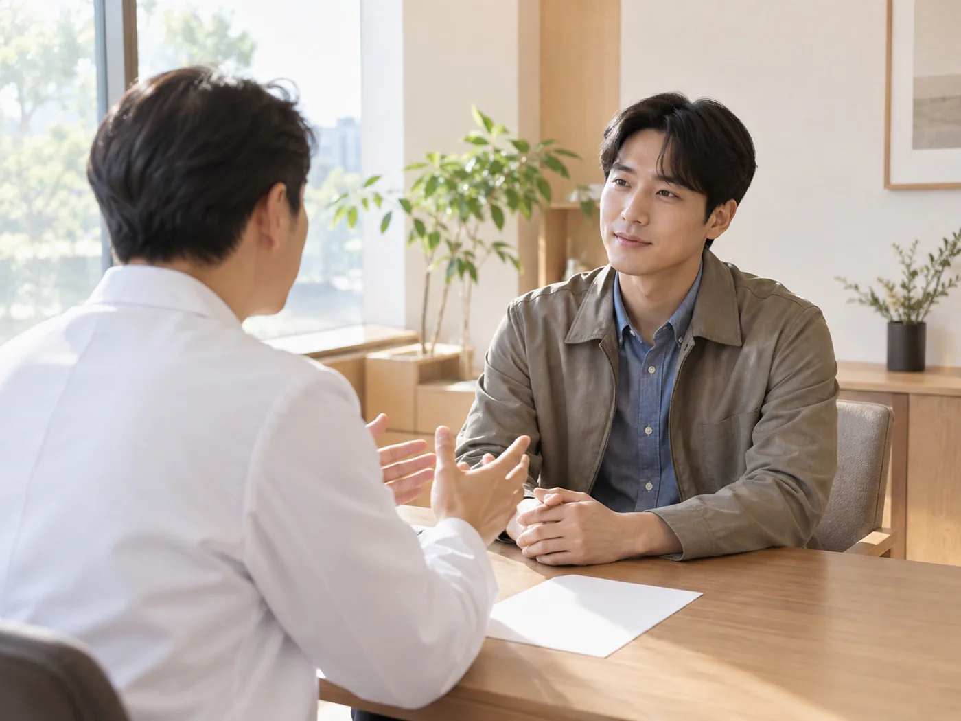 원인을 차분히 설명하는 상담